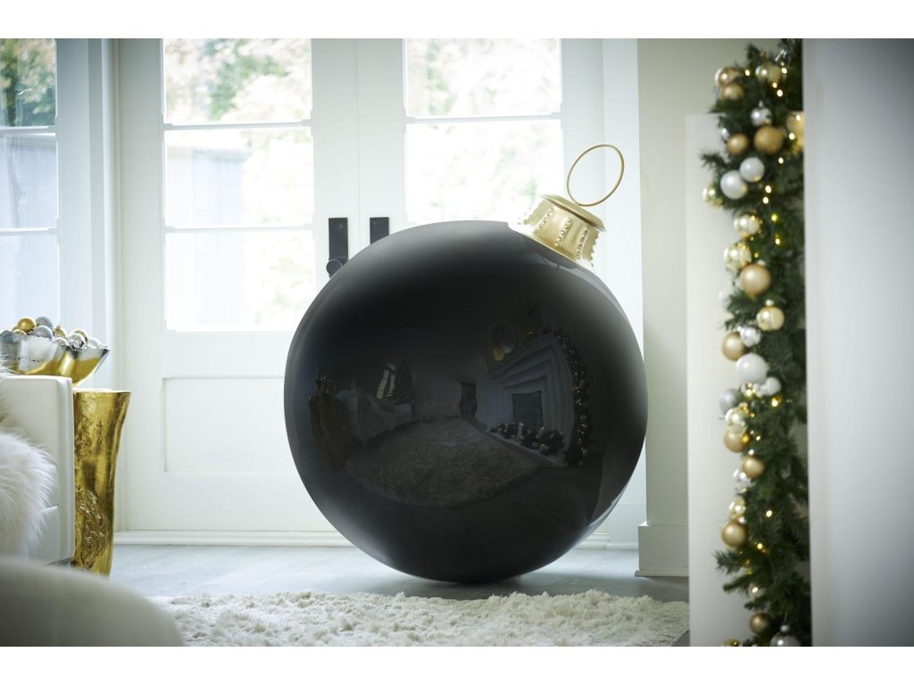 Christmas Ball Ornament, Black - image 6