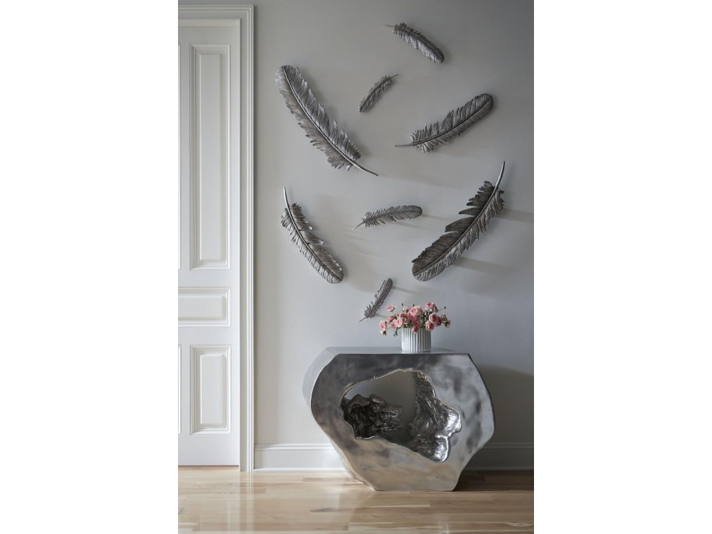 Plateada Hollow Console, Silver Leaf - image 6