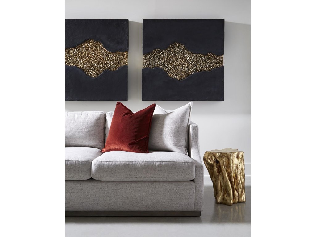 Copse Stool, Gold Leaf, Small - image 3