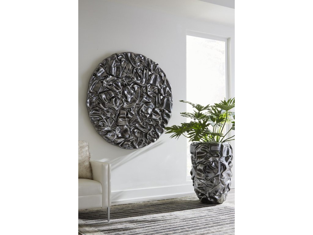 Drape Planter, Liquid Silver - image 3