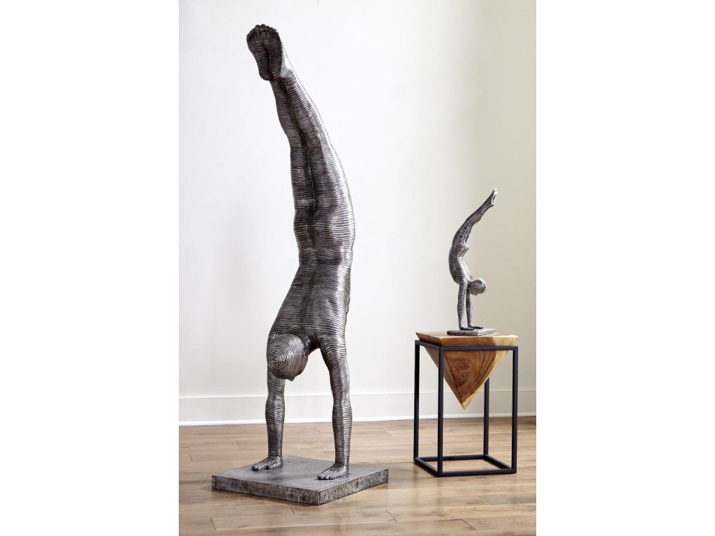 Handstand Sculpture, Aluminum, Large - image 5