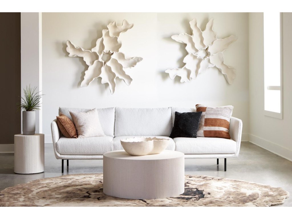 Groovy Coffee Table, White Stone - image 3