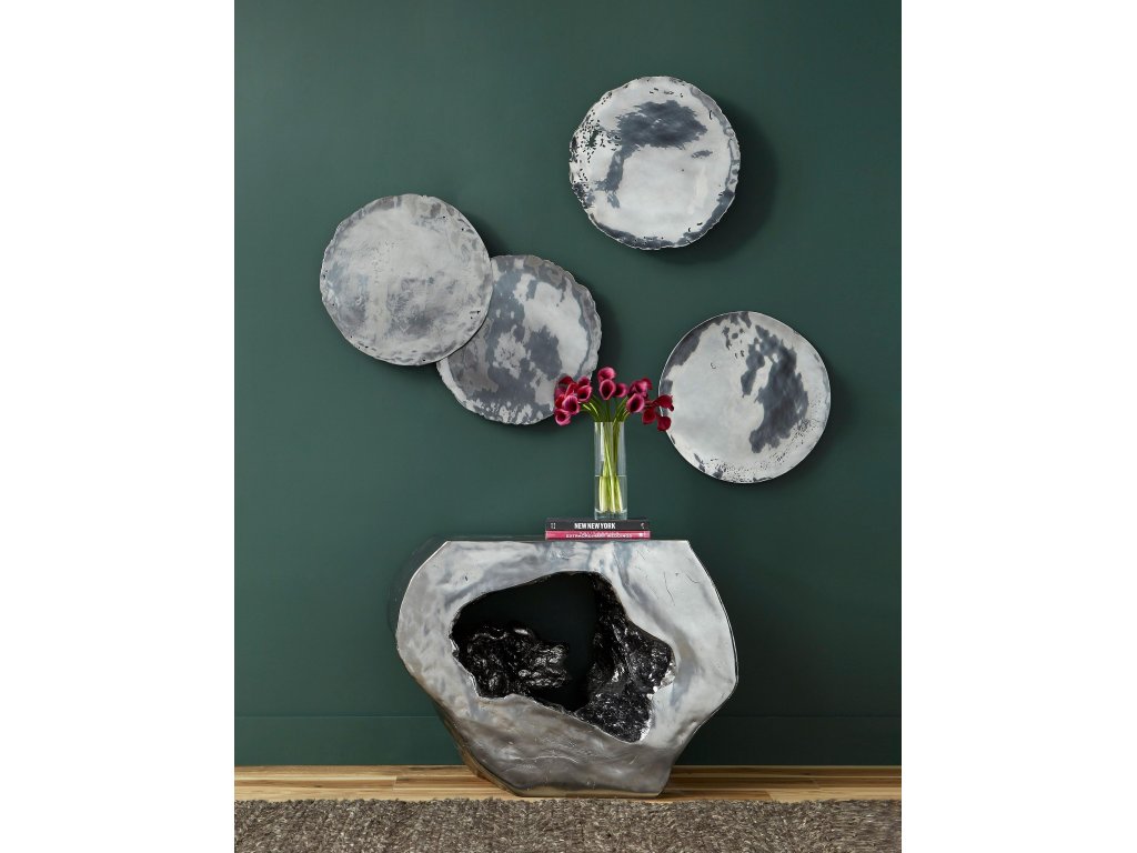 Plateada Hollow Console, Liquid Silver - image 4