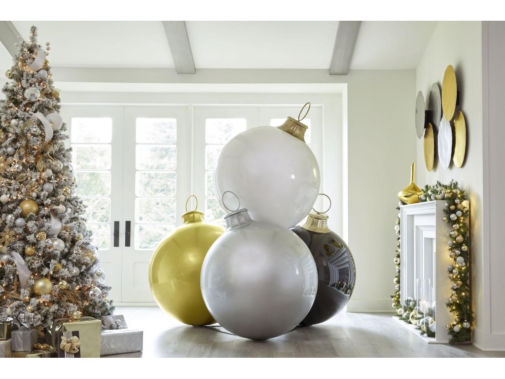 Christmas Ball Ornament, Gold - image 4