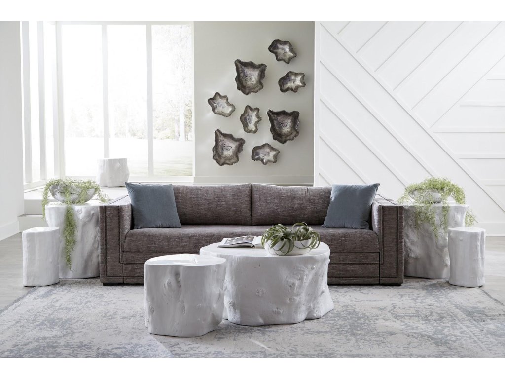 Log Stool, Gel Coat White, SM - image 3