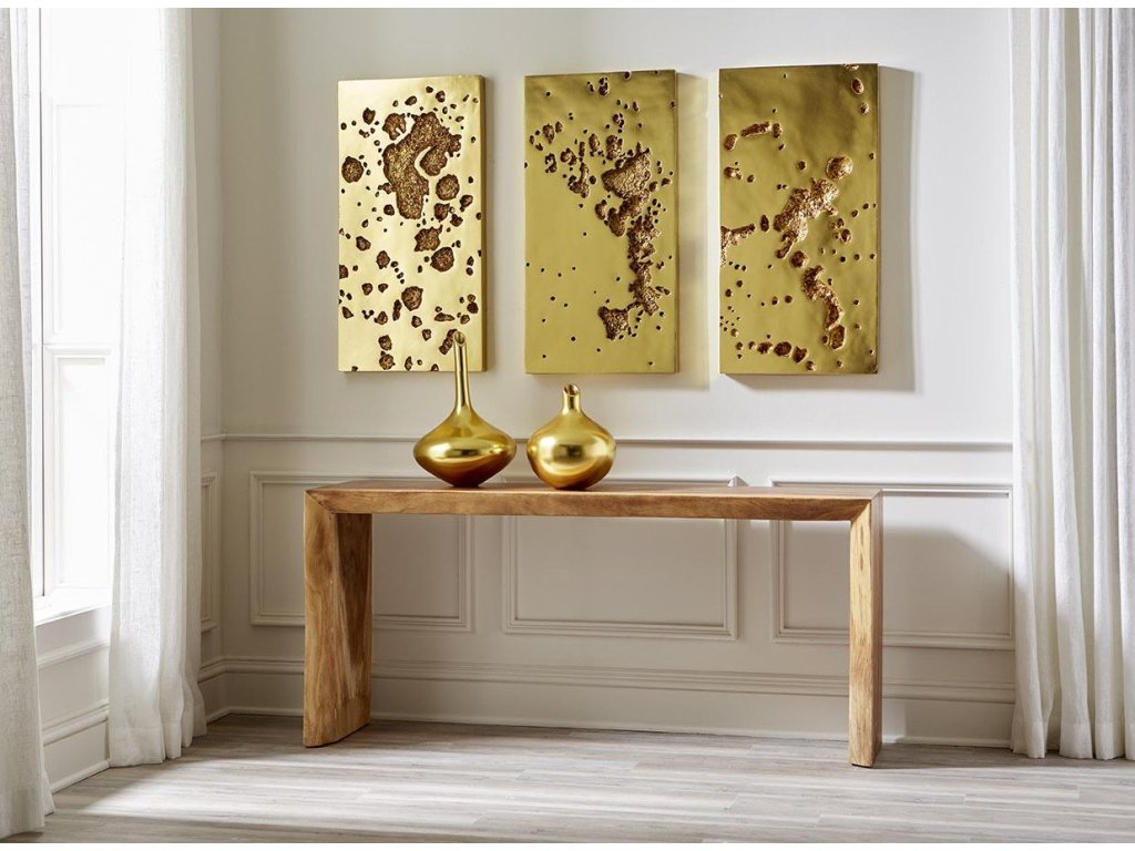 Splotch Wall Art, Rectangle, Gold Leaf - image 3