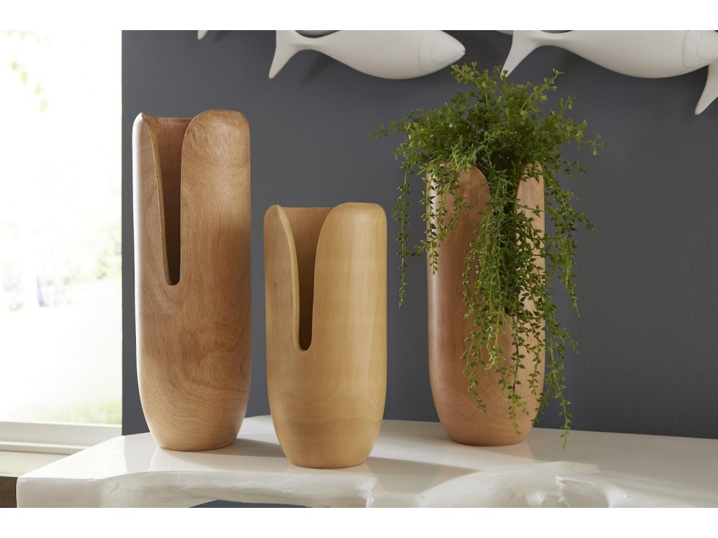 Interval Wood Vase, Natural, Large - image 4