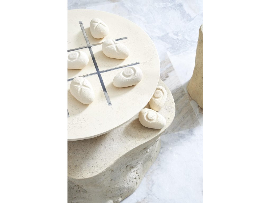 Tic-Tac-Toe Stone, Large, Off-White - image 5