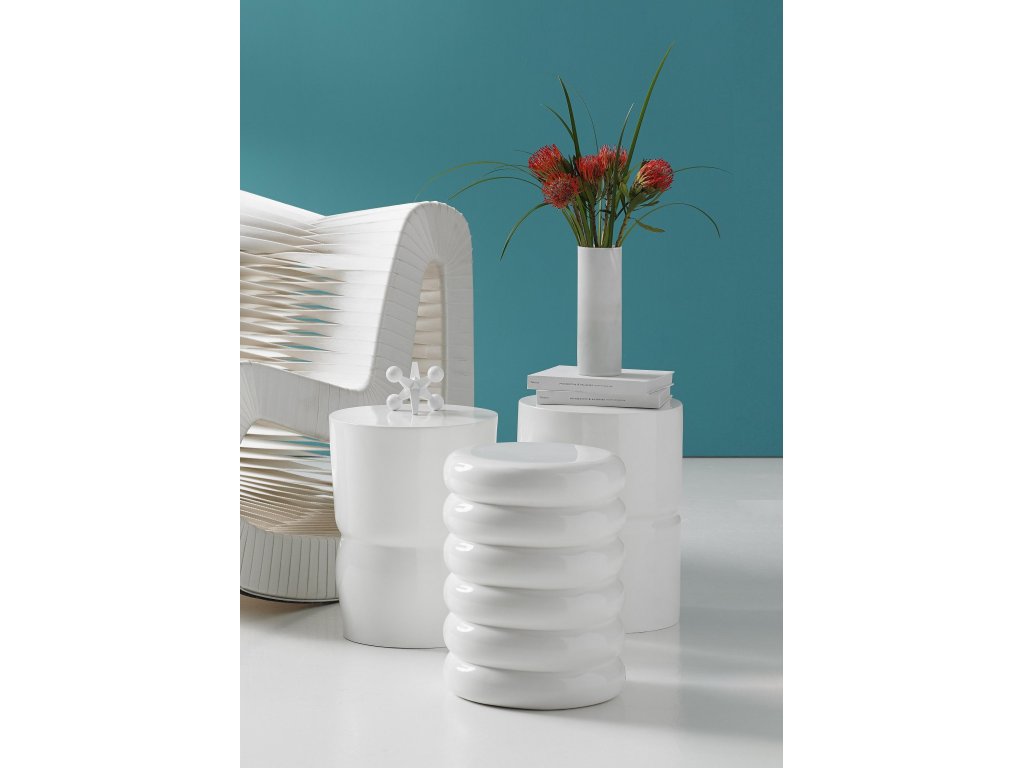 Stacked Stool, Gel Coat White - image 3