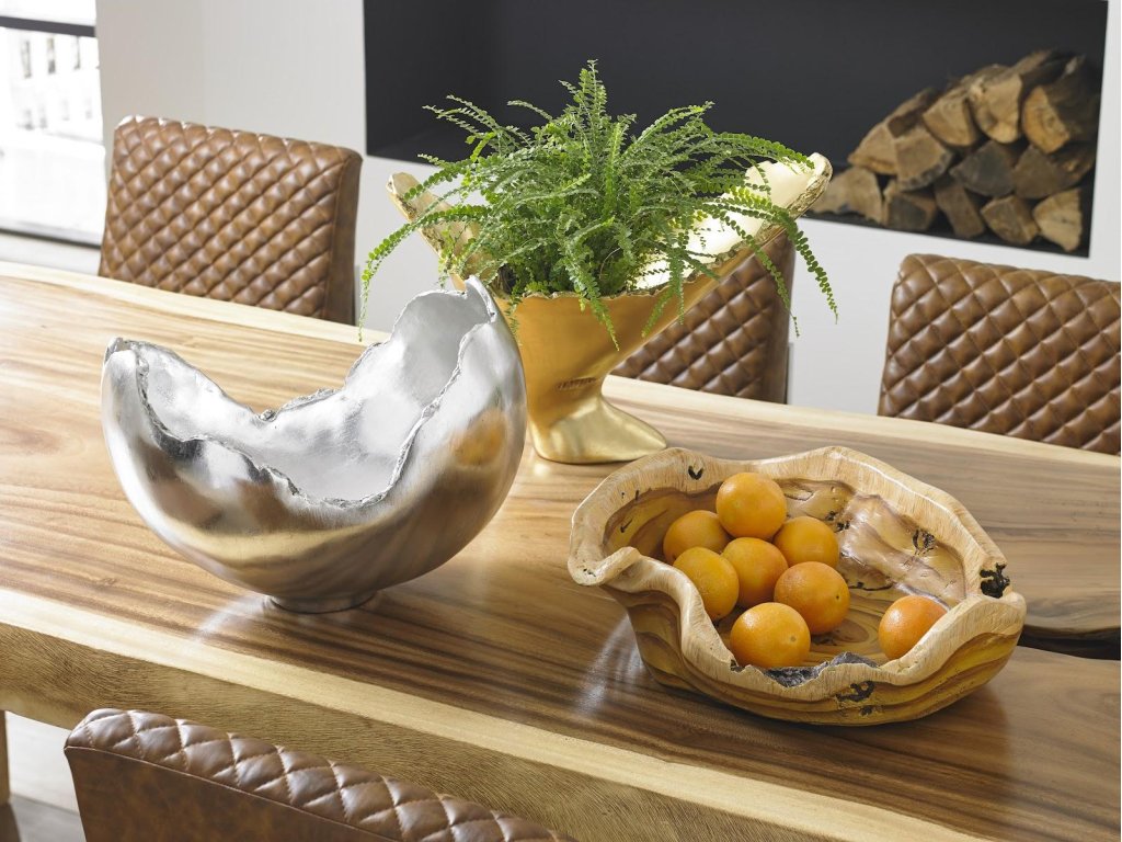 Burled Bowl, Faux Wood - image 4