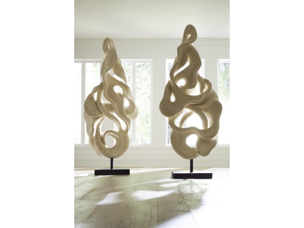 Cast Dancing Sculpture, Coupé, Faux Bleached - image 4