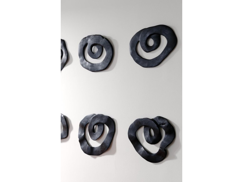Swirl Wall Tile, Teak Wood, Assorted, Black - image 7