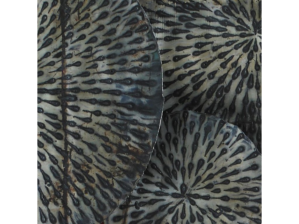Metal Lotus Wall Art, Old White - image 10