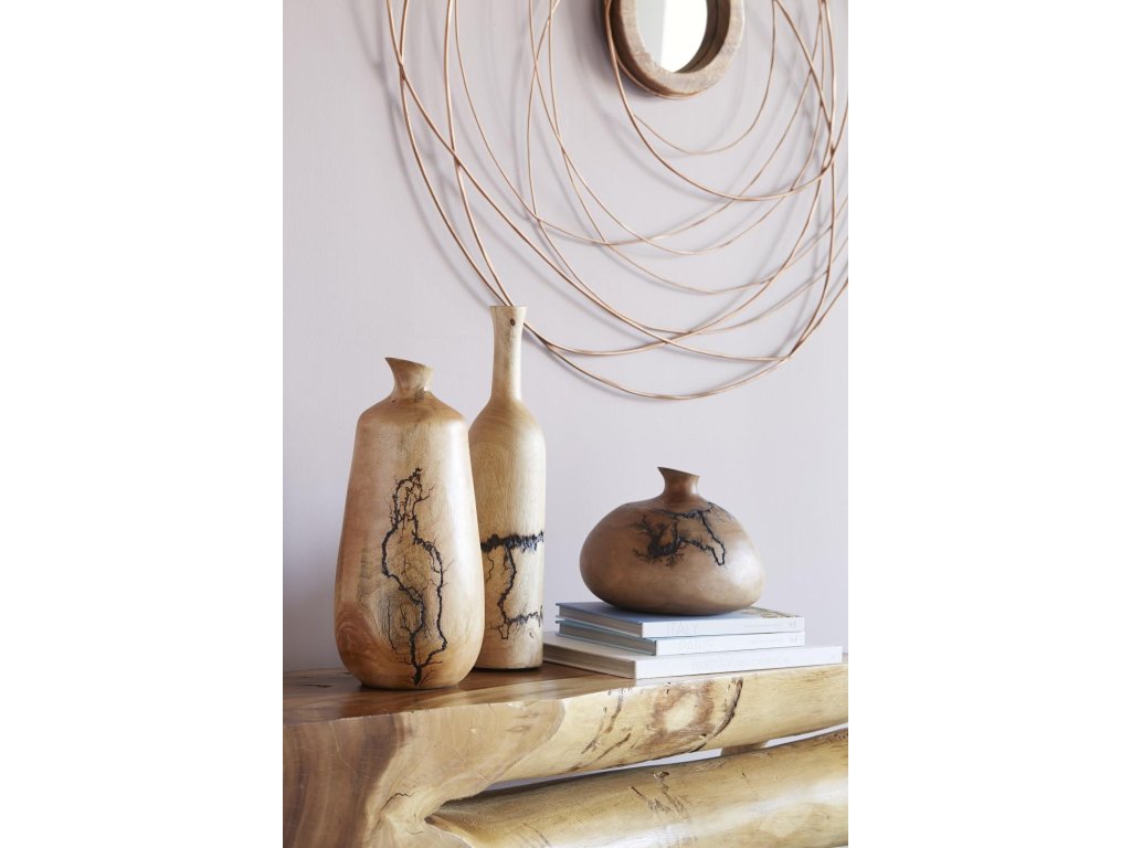 Lightning Bottle, Mango Wood, Long Neck - image 6