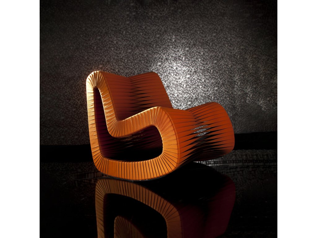 Seat Belt Rocking Chair, Orange - image 2