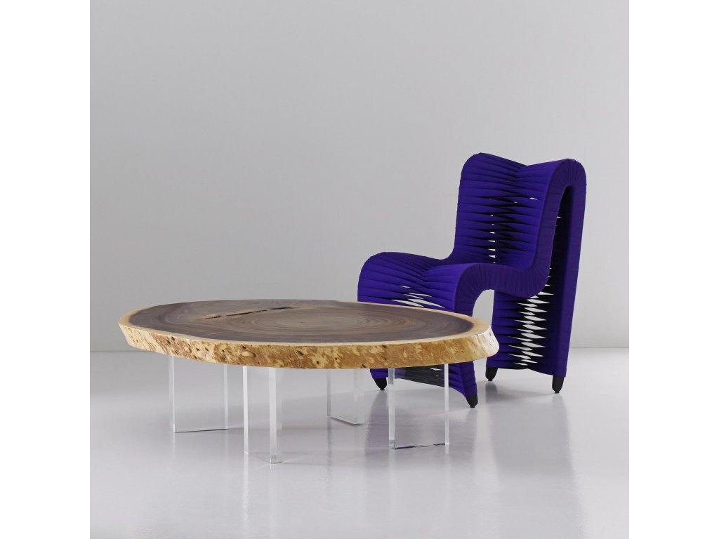 Seat Belt Dining Chair, Purple - image 5