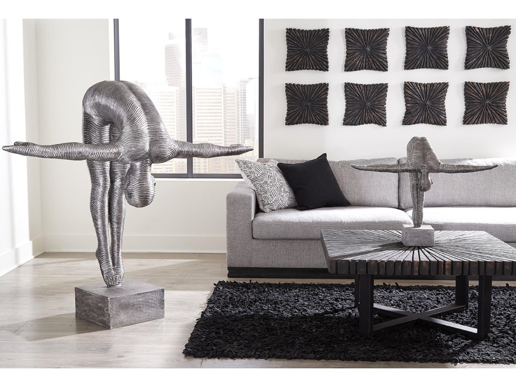 Diving Sculpture, Aluminum, Large - image 4