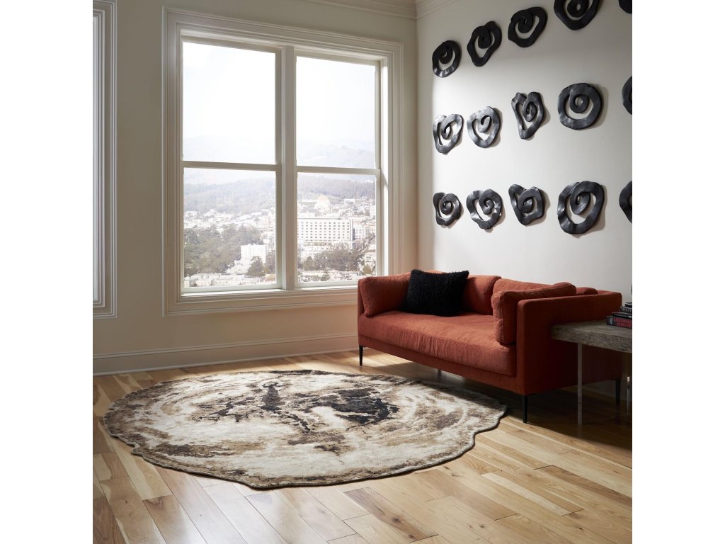 Swirl Wall Tile, Teak Wood, Assorted, Black - image 9