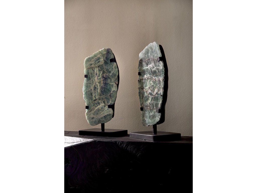 Onyx Lamp on Black Base, Fluorite - image 3