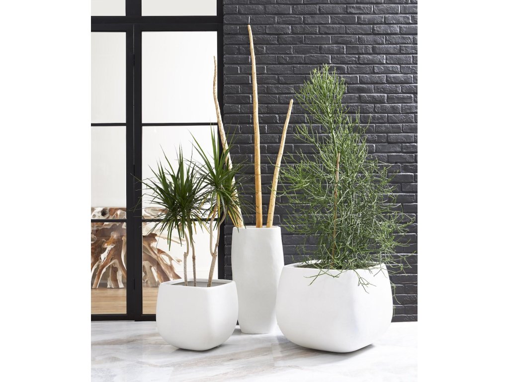 Swell Planter, Large, White - image 5