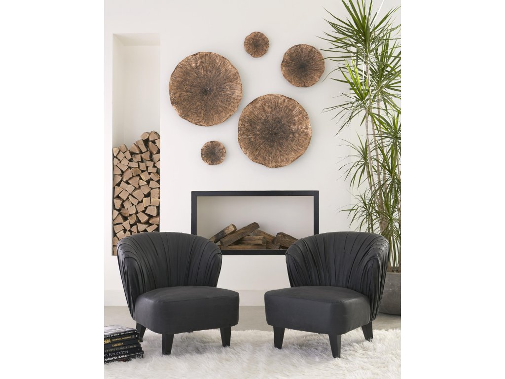 Lotus Wall Art, Copper/Black, LG - image 4