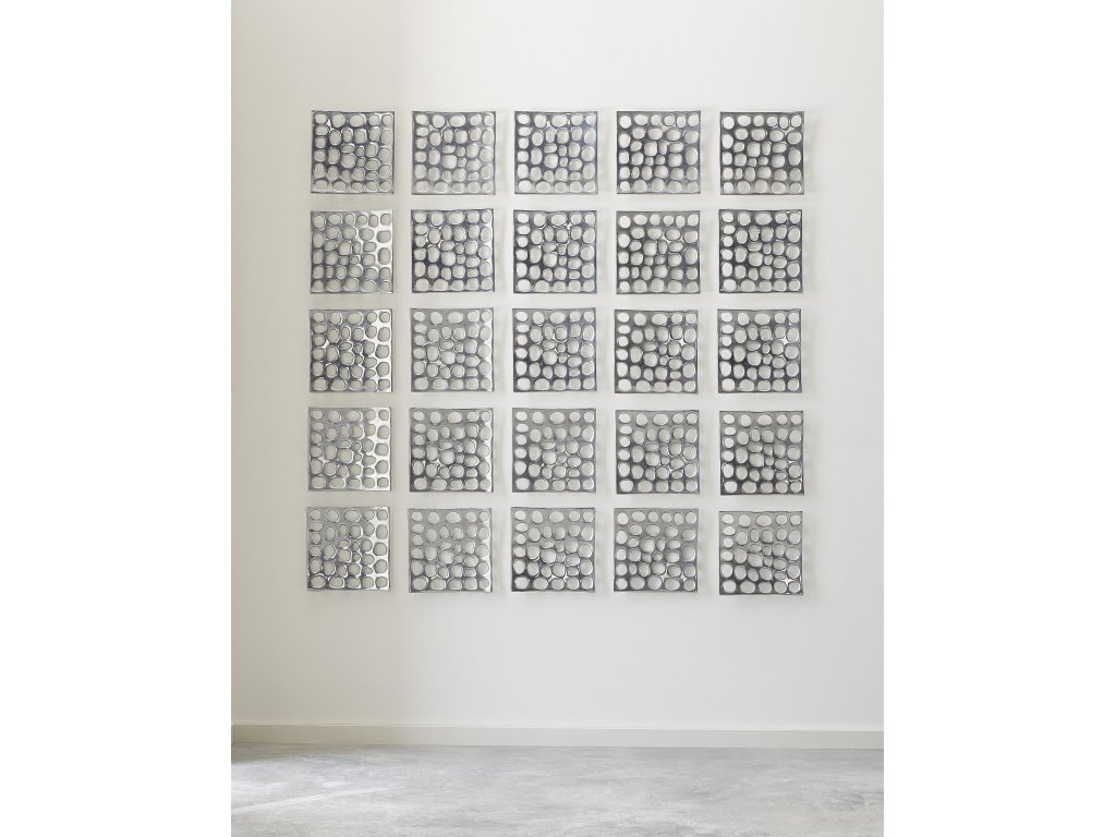 Polka Dot Wall Tile, Silver - image 4