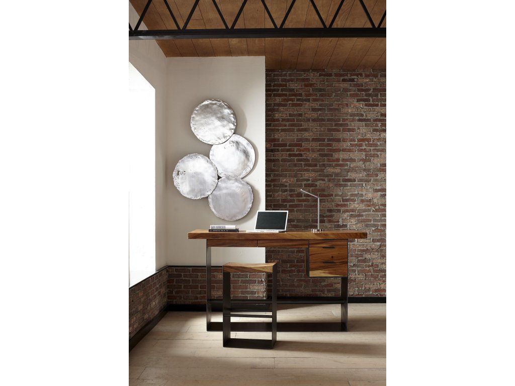 Iron Frame Bar Stool, Natural - image 6