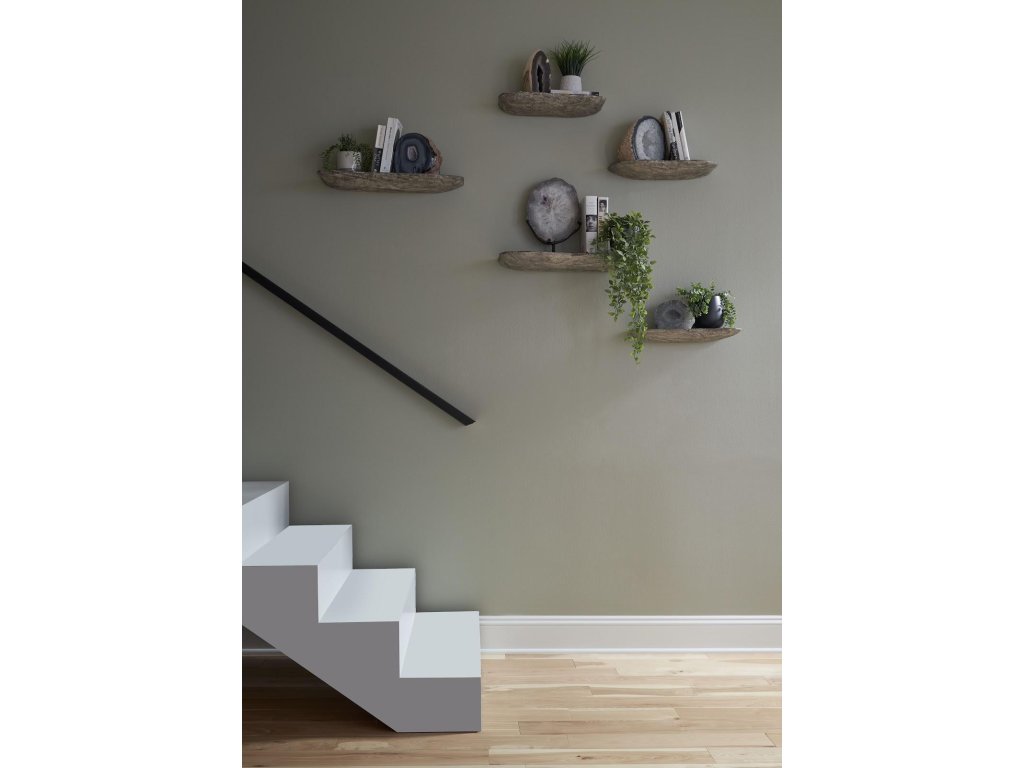 Floating Wall Shelf, Gray Stone, Large - image 5