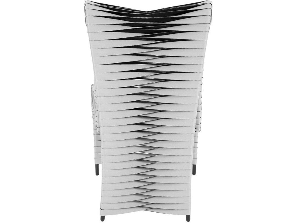 Seat Belt Dining Chair, High Back Gray/Black - image 2