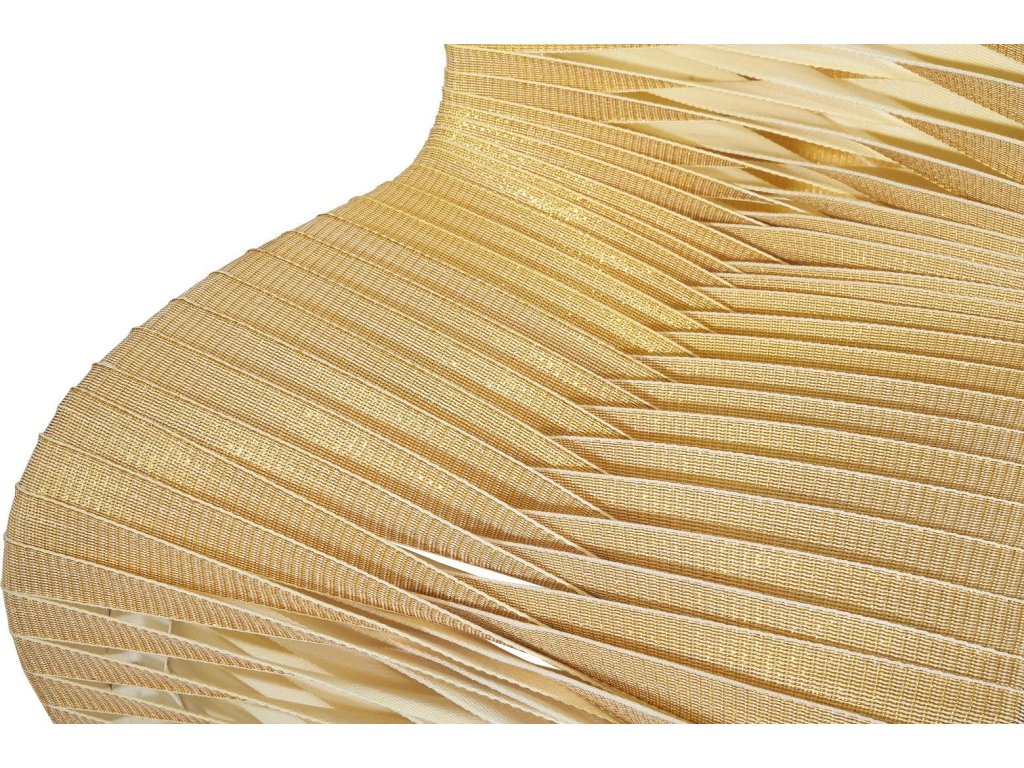 Seat Belt Dining Chair, Gold, Metallic - image 3