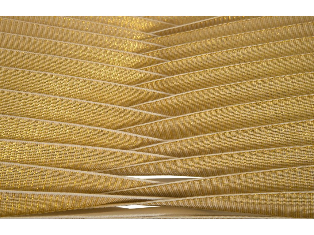 Seat Belt Dining Chair, Gold, Metallic - image 4