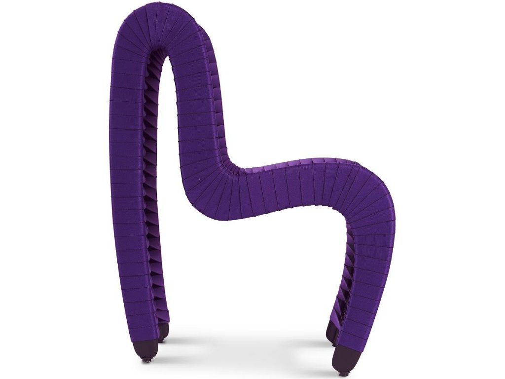 Seat Belt Dining Chair, Purple - image 2