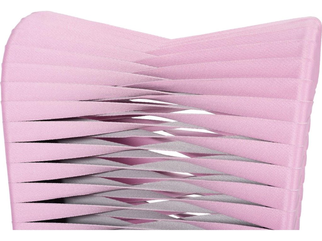 Seat Belt Dining Chair, Pink/White - image 4