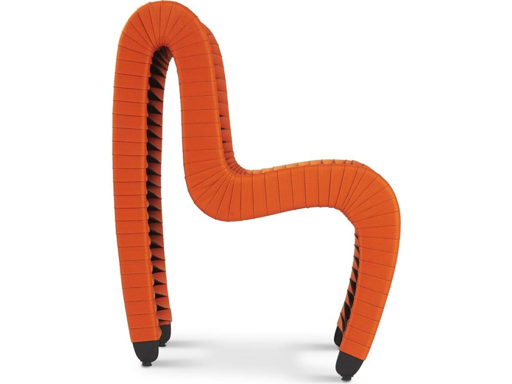 Seat Belt Dining Chair, Orange - image 2