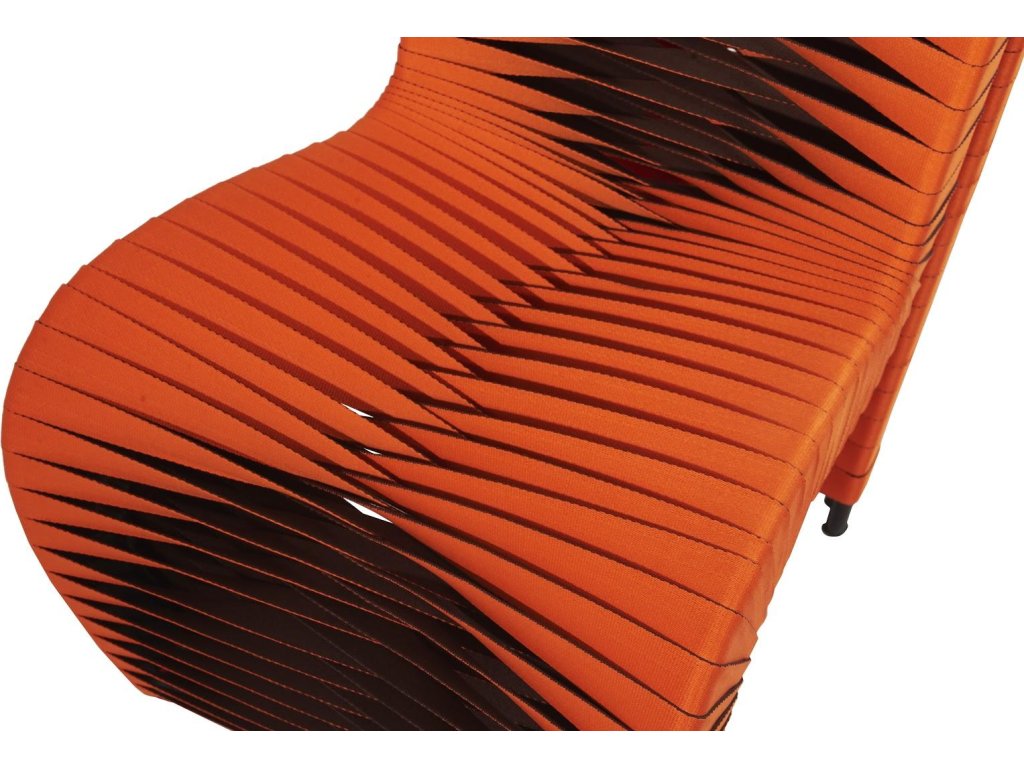 Seat Belt Dining Chair, Orange - image 3