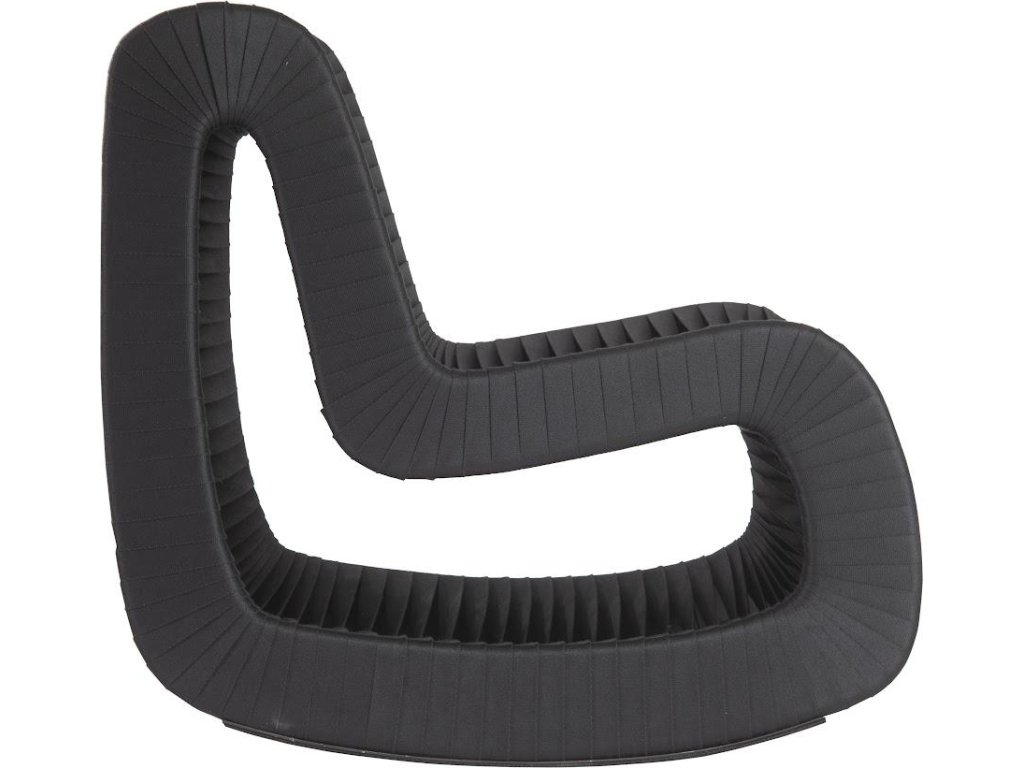 Seat Belt Rocking Chair, Black/Black - image 2