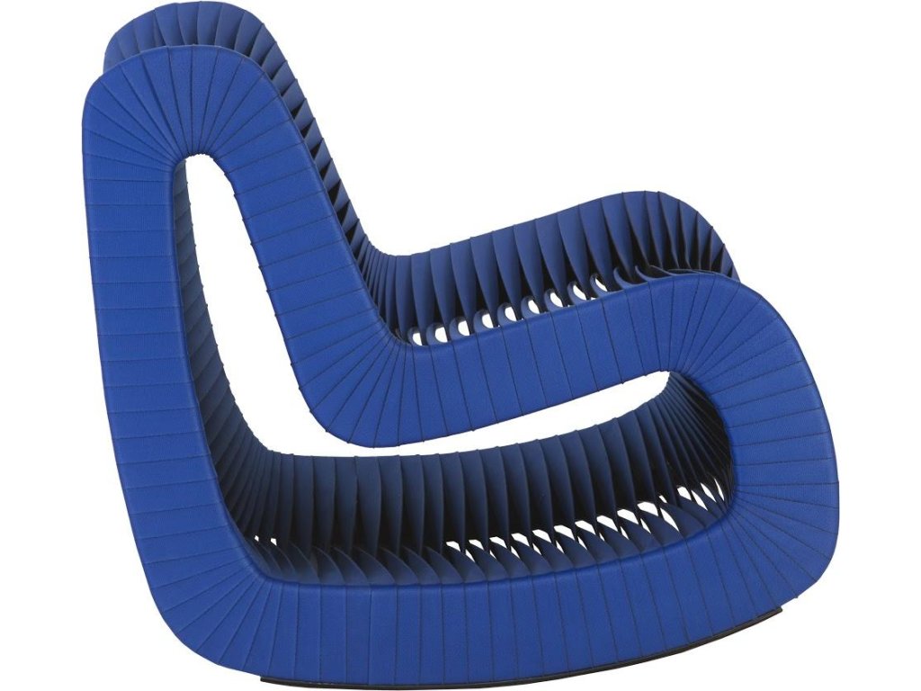 Seat Belt Rocking Chair, Blue/Black - image 1