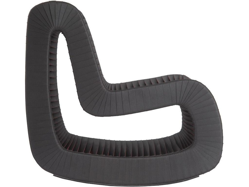 Seat Belt Rocking Chair, Black/Red - image 2