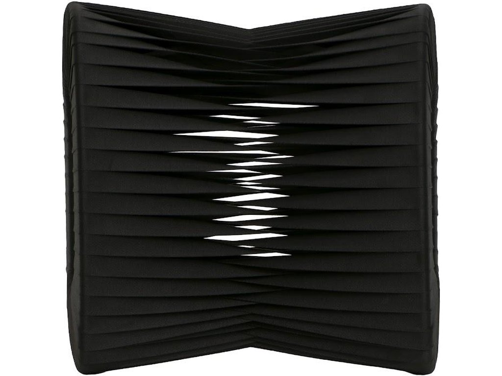Seat Belt Ottoman, Black/Black - image 3