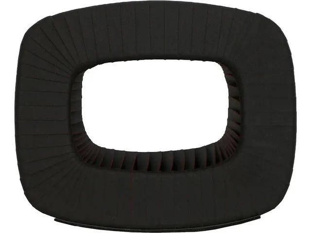 Seat Belt Ottoman, Black/Red - Alternative View