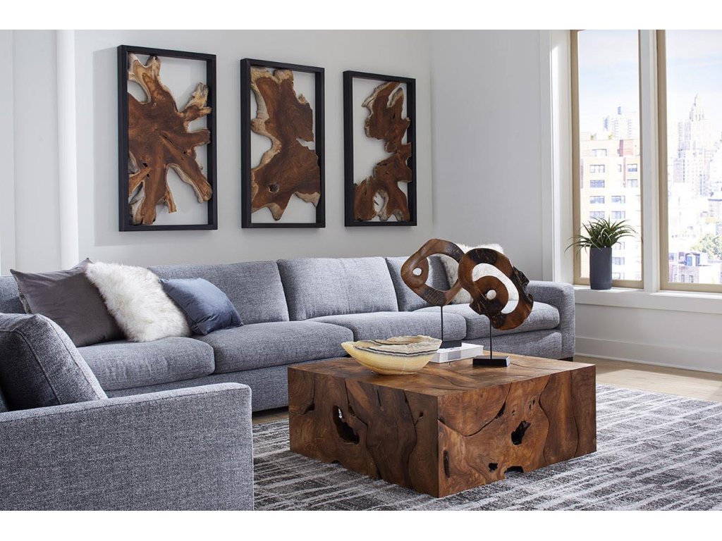 Framed Root Wall Art, Rectangle, Black - image 4