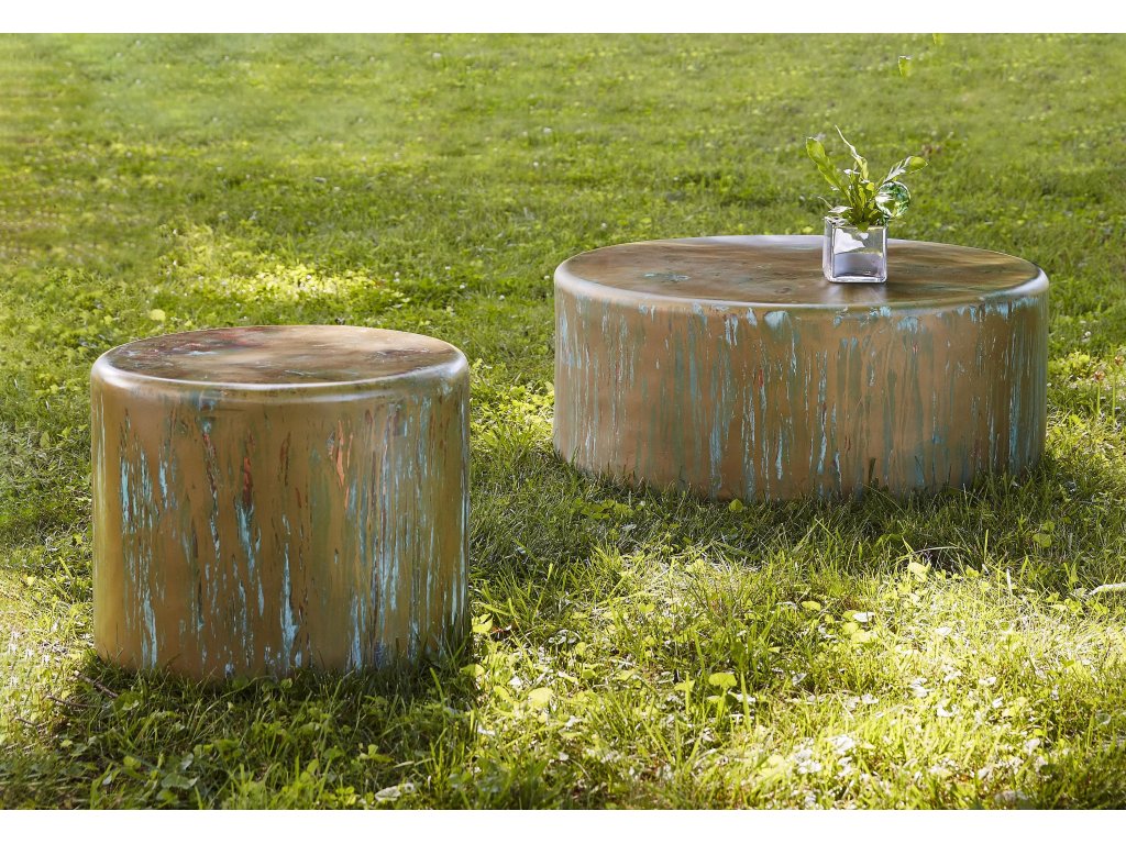 Button Coffee Table, Lichen Finish - image 9
