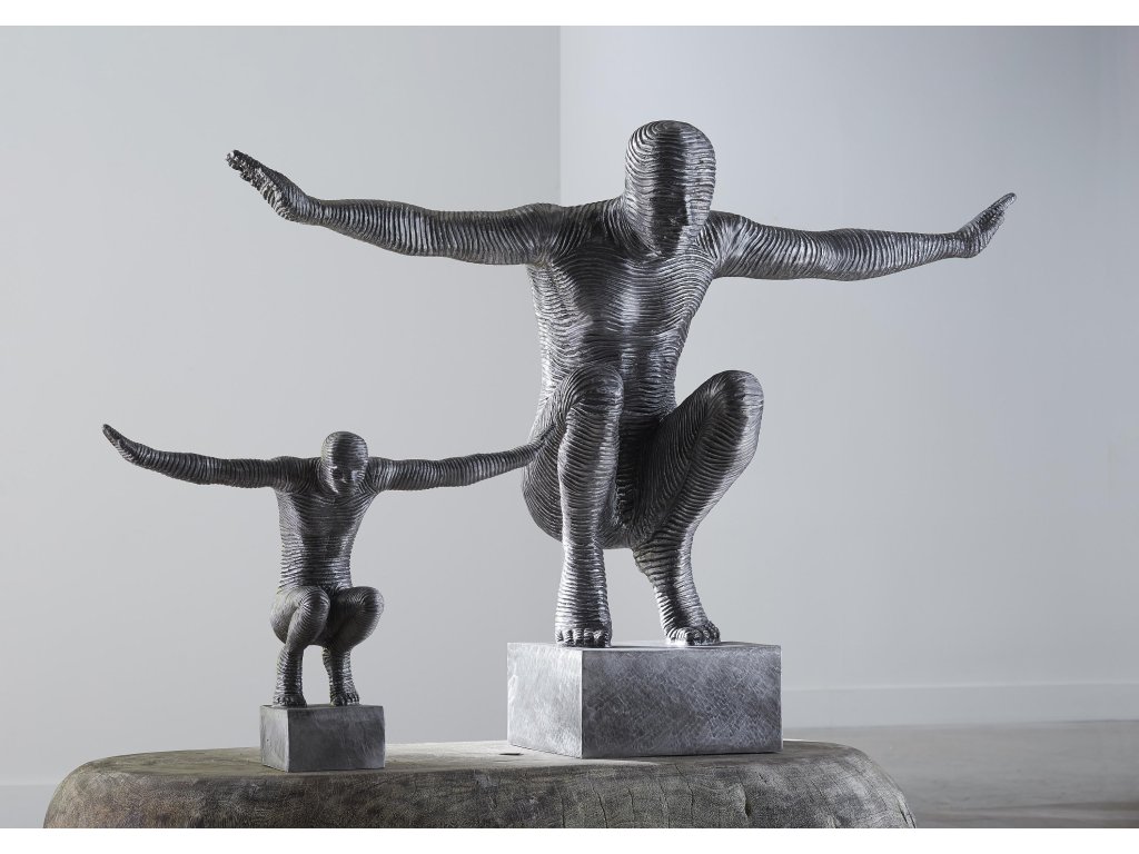 Outstretched Arms Sculpture, Aluminum, Small - image 5