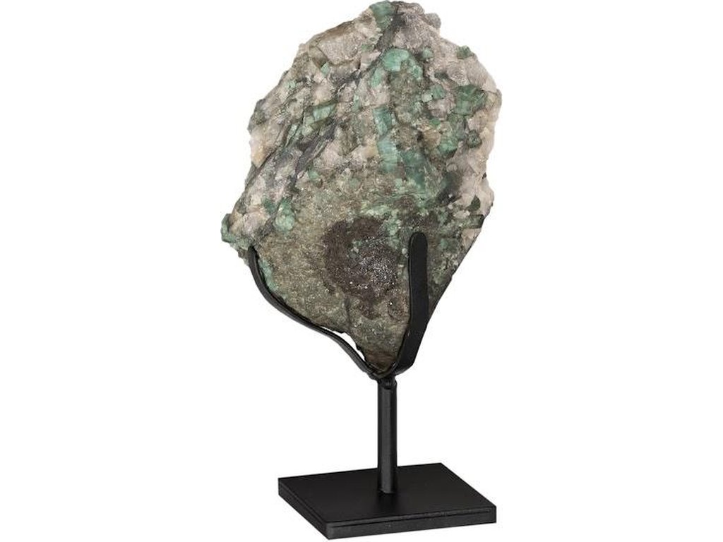 Emerald Sculpture, Metal Base - main image