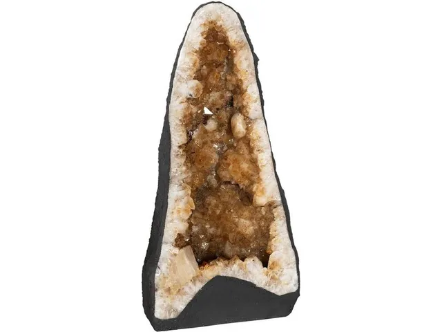 Polished Citrine Cathedral Sculpture, Medium