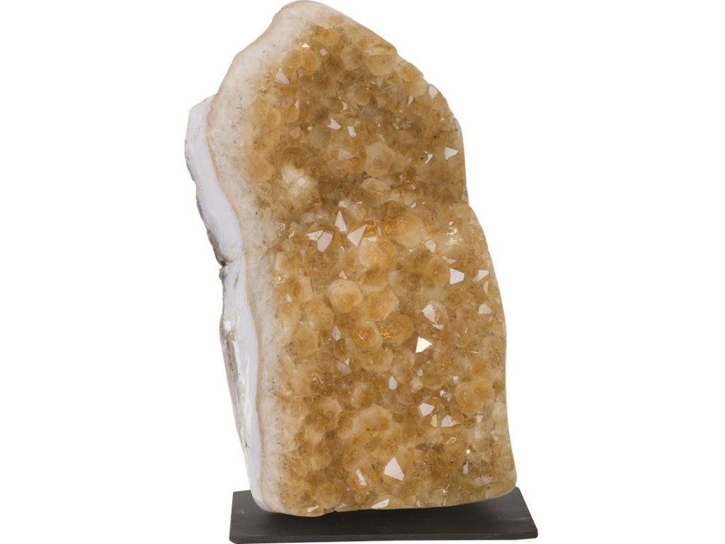 Amethyst Tabletop Sculpture on Black Metal Stand, Assorted, SM - image 2