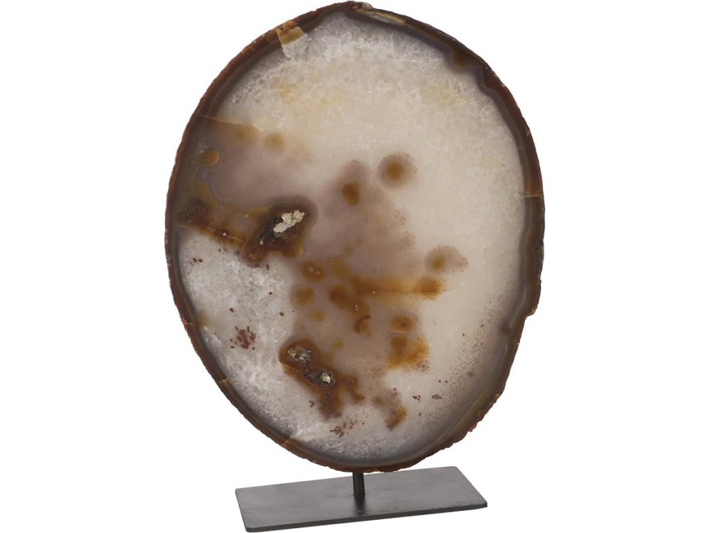Worked Agate with Base, LG, Assorted - main image