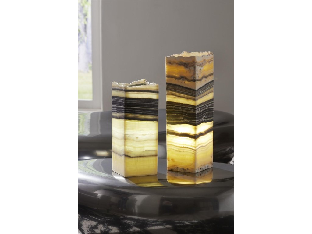 Onyx Lamp, Square, Zebra - image 3