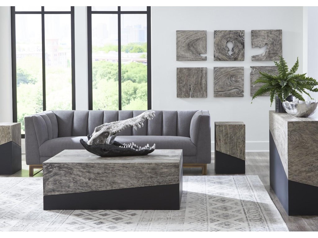 Geometry Coffee Table, Gray Stone - image 4