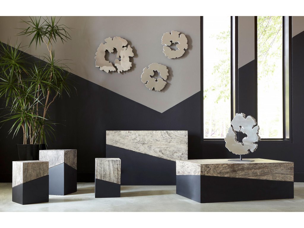 Geometry Coffee Table, Gray Stone - image 3